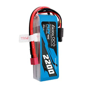 Gens Ace G-Tech 4S 2200mAh 45C 14.8V Soft Pack Lipo Battery (Deans)
