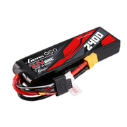 Gens Ace G-Tech 3S 2400mAh 60C 11.4V Soft Pack LiPo Battery XT60