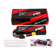 Gens Ace G-Tech 3S 2400mAh 60C 11.4V Soft Pack LiPo Battery XT60