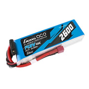 Gens Ace G-Tech 4S 2600mAh 45C 14.8V Soft Pack Lipo Battery (Deans)