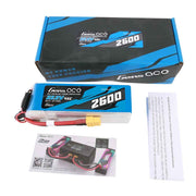 Gens Ace G-Tech 6S 2600mAh 45C 22.2V Soft Pack Lipo Battery (XT60)