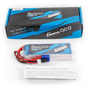 Gens Ace 2S 5000mAh 7.4V RX Soft Pack Lipo Battery (JR-3P EC3)
