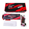 Gens Ace G-Tech 2S 5300mAh 60C 7.4V Hardcase/Hardwired Lipo Battery (Deans)