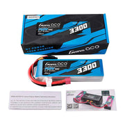 Gens Ace G-Tech 4S 3300mAh 45C 14.8V Soft Pack Lipo Battery (Deans)