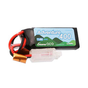 Gens Ace 2S Adventure 400mAh 35C 7.4V Soft Pack Lipo Battery (JST)