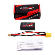 Gens Ace 400mAh 60C 7.6V Hardcase Hardwired LiPo Battery XT60 to 2.0mm Bullet