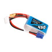 Gens Ace 3S 450mAh 45C 11.1V Soft Pack Lipo Battery (EC2)