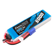 Gens Ace G-Tech 3S 5000mAh 45C 11.1V Soft Pack Lipo Battery (EC5)