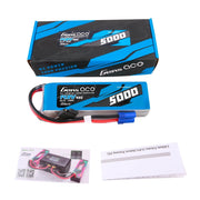 Gens Ace G-Tech 4S 5000mAh 45C 14.8V Soft Pack LiPo Battery EC5