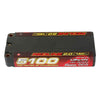 Gens Ace 2S Redline 2.0 5100mAh 140C 7.6V Hardcase Lipo Battery (5.0mm Bullet)