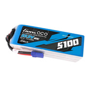 Gens Ace G-Tech 6S 5100mAh 80C 22.2V Soft Pack Lipo Battery (EC5)