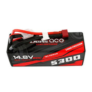 Gens Ace 14.8V 3S 5300mAh 60C Hardcase/Hardwired LiPo Battery (Deans)