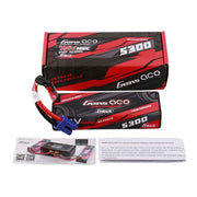 Gens Ace G-Tech 2S 5300mAh 7.4V Hardcase/Hardwired Lipo Battery (EC5)