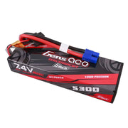 Gens Ace G-Tech 2S 5300mAh 60C 7.4V Hardcase/Hardwired Lipo Battery (EC3)