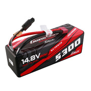 Gens Ace G-Tech 14.8V 4S 5300mAh 60C Hardcase/Hardwired Lipo Battery (Deans)