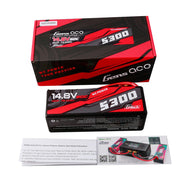 Gens Ace G-Tech 14.8V 4S 5300mAh 60C Hardcase/Hardwired Lipo Battery (Deans)