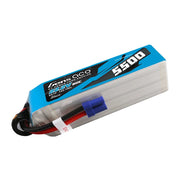 Gens Ace G-Tech 6S 5500mAh 60C 22.2V Soft Pack LiPo Battery EC5