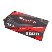 Gens Ace 2S 5000mAh 60C 7.4V Hardcase/Hardwired Lipo Battery (4.0mm Bullet)