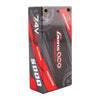 Gens Ace 2S 5000mAh 60C 7.4V Hardcase/Hardwired Lipo Battery (4.0mm Bullet)