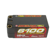 Gens Ace 7.4V 2S Redline 6100mAh 130C Shorty Hardcase LiPo Battery ()