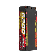 Gens Ace 2S Redline 2.0 6200mAh 140C 7.6V Hardcase LiPo Battery 5.0mm Bullet