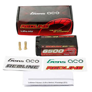 Gens Ace 2S Redline 2.0 6500mAh 140C 7.6V Hardcase Lipo Battery (5.0mm Bullet)