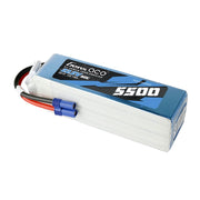 Gens Ace 22.2V 6S 5500mAh 22.2V 60C Soft Case LiPo Battery (EC5)
