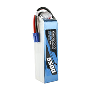 Gens Ace 22.2V 6S 5500mAh 22.2V 60C Soft Case LiPo Battery (EC5)