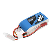 Gens Ace 3S 800mAh 11.1V 45C Soft Case LiPo Battery (JST)