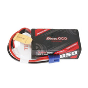 Gens Ace 7.4V 2S 850mAh 60C Hardcase/Hardwired Lipo Battery (EC2)