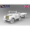 Gecko Models 35GM0076 1/35 Korean War British FV18001 Mk. 1 80in 4x4 Utility Vehicle Early Production w/10-cwt Bantam Trailer