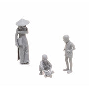 Gecko Models 35GM0127 1/35 60’~70's Southern Vietnamese & Japanese SS50E Motorbike Set