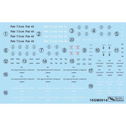 Gecko 16GM0014 1/16 German 7.5cm PaK40 Ammo Boxes With Shells Set