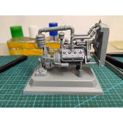 Gecko 16GM0017 1/16 Ford V8 Engine For Universal Carrier Mk. I & II