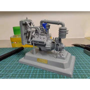 Gecko 16GM0017 1/16 Ford V8 Engine For Universal Carrier Mk. I & II