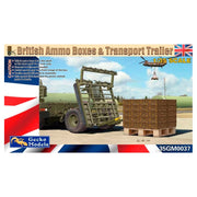 Gecko Models 35GM0037 1/35 British Ammo Boxes and Trailer