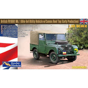 Gecko 35GM0062 1/35 British FV18001 Mk. 1 80in 4x4 Utility Vehicle with Canvas Roof Top