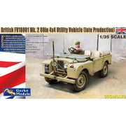 Gecko 35GM0078 1/35 British FV18001 Mk. 2 80in 4x4 Utility Vehicle with Canvas Roof Top