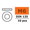 G-Force 0154-008 Washer M6 Galvanised Steel (10 pcs)