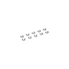 G-Force 0158-009 E-Clips 7mm Spring Steel