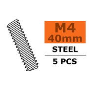 G-Force 0160-009 Tie Rod M4x40 Steel (5pcs)