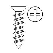 G-Force 0176-014 Selftapping Countersunk Screw 4.2x19 Galvansied Steel (10 pcs)
