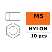 G Foce Nut M5 Nylon (10 pcs)