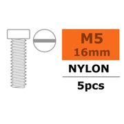 G-Force 0310-011 Pan Head Screw M5x16 Nylon (5 pcs)