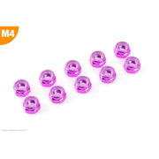 G-Force 0400-042 Nylstop Nut M4 Purple Aluminium (10 pcs)