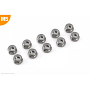 G-Force 0400-053 Nylstop Nut M5 Gun Metal Aluminium (10 pcs)