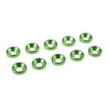 G-Force 0405-041 Washer M4 Green for Countersunk Screws(10 pcs)