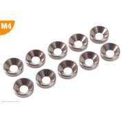 G-Force 0405-043 Washer M4 Gun Metal for Countersunk Screws(10 pcs)