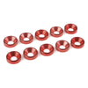 G-Force 0405-055 Washer M5 Red for Countersunk Screws(10 pcs)