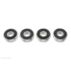 G-Force 0500-012 Chrome Ball Bearing ABEC 3 rubber shielded 6X19X6 - 626-2RS (4 pcs)